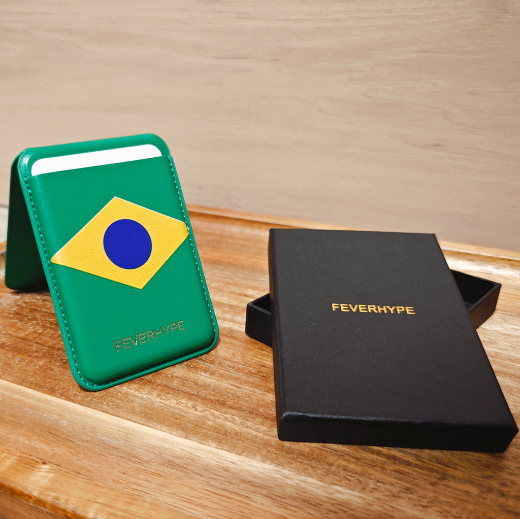 🇧🇷 The "Seleção" Vibe — Limited Leather MagSafe Wallet