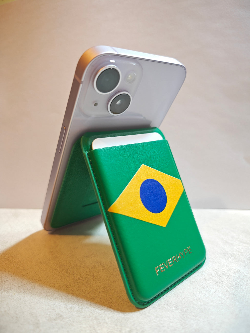 🇧🇷 The "Seleção" Vibe — Limited Leather MagSafe Wallet