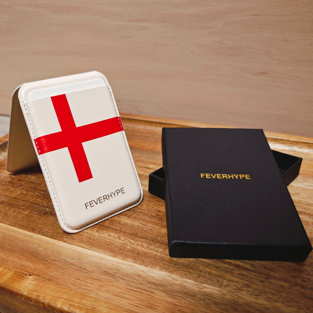 🏴󠁧󠁢󠁥󠁮󠁧󠁿 The "Three Lions" Heritage Drop Stand — Limited Leather MagSafe Wallet